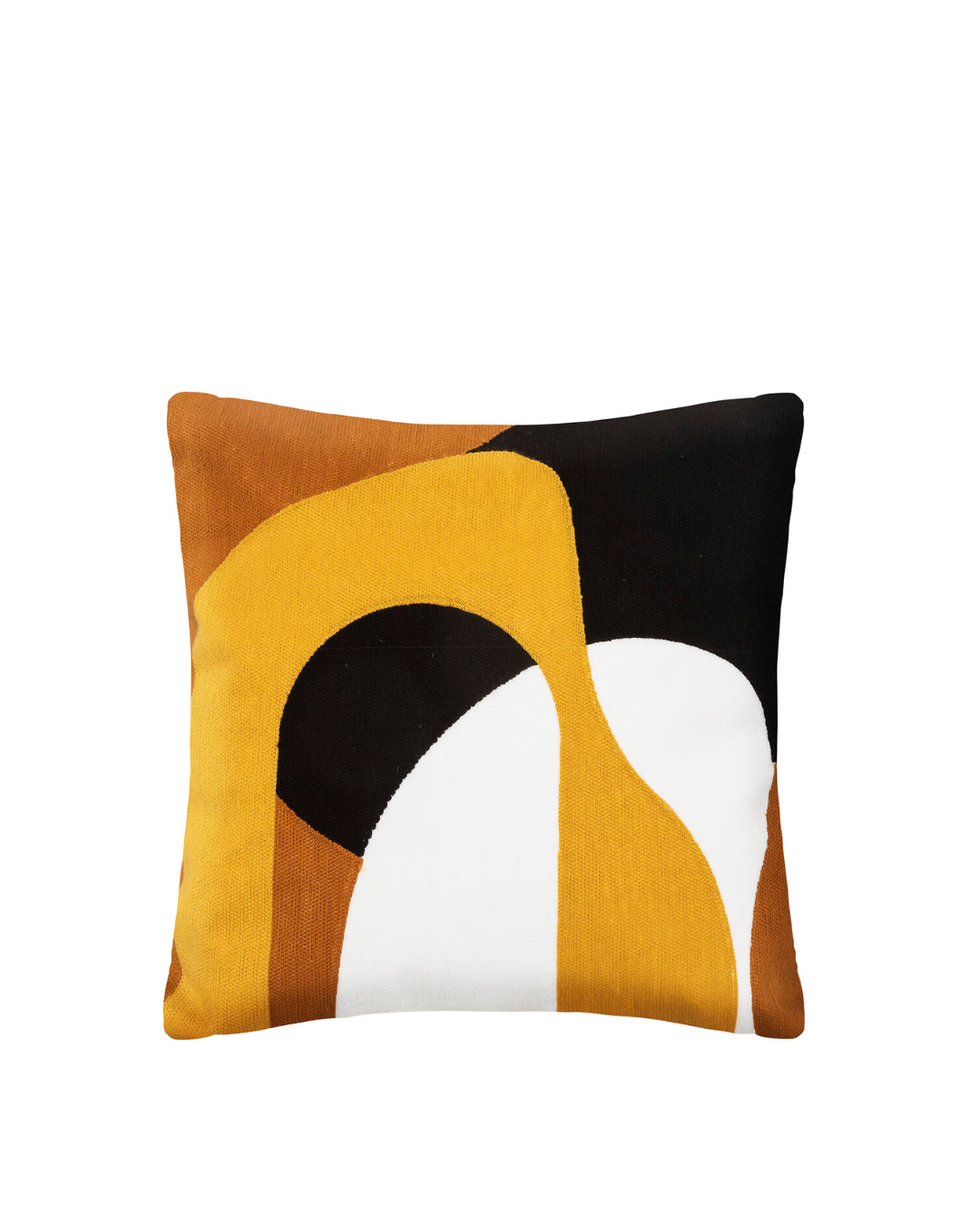 Hary cushion square ocher pic 1