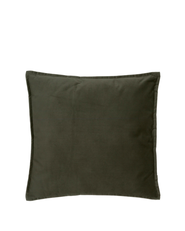 LILOU "SQUARE" - GỐI TỰA - XANH KHAKI/ KHAKI