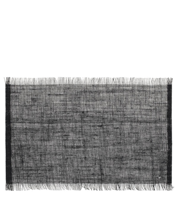 JUTE "ĐEN/ BLACK"- TẤM LÓT BÀN ĂN