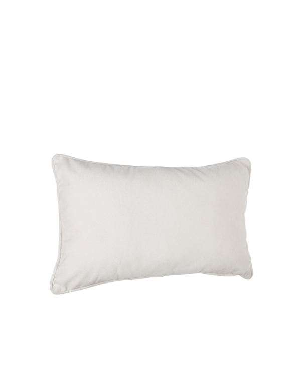 LILOU "RECTANGULAR" - GỐI TỰA - TRẮNG/ IVORY