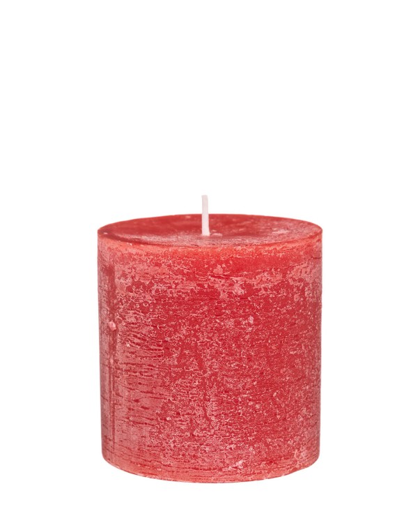 RUSTIC "ĐỎ/ RED 6.7x7" - NẾN TRỤ