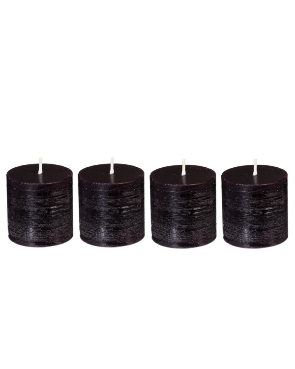 RUSTIC "ĐEN/ BLACK 4.5x4.5" - NẾN TRỤ