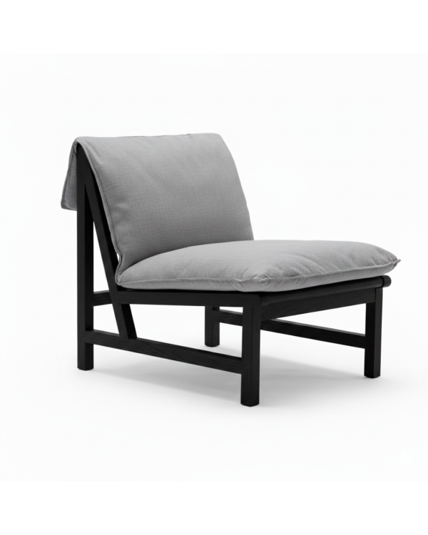 CANTALOUPE - GHẾ BÀNH - GỖ SỒI CHÁY/ BURNT OAK - VẢI SỢI/ FABRIC YVES STONE