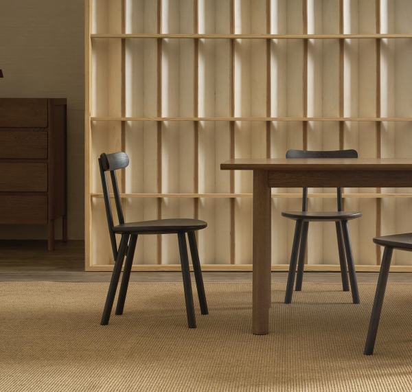 FIGURA - GHẾ ĂN - GỖ SỒI ESPRESSO