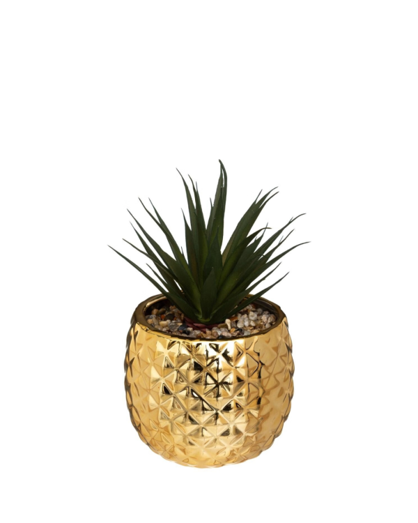 PINEAPPLE ART - CÂY NHÂN TẠO - VÀNG NHŨ/ SHINY GOLD