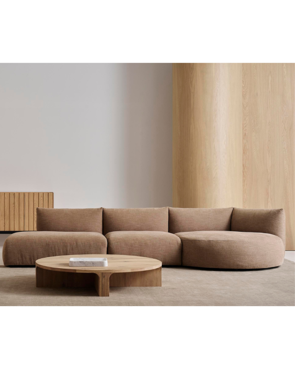 SLIPPER - SOFA CORNER 3 MODULES - BỌC VẢI/ FABRIC COLCHA HARVEST