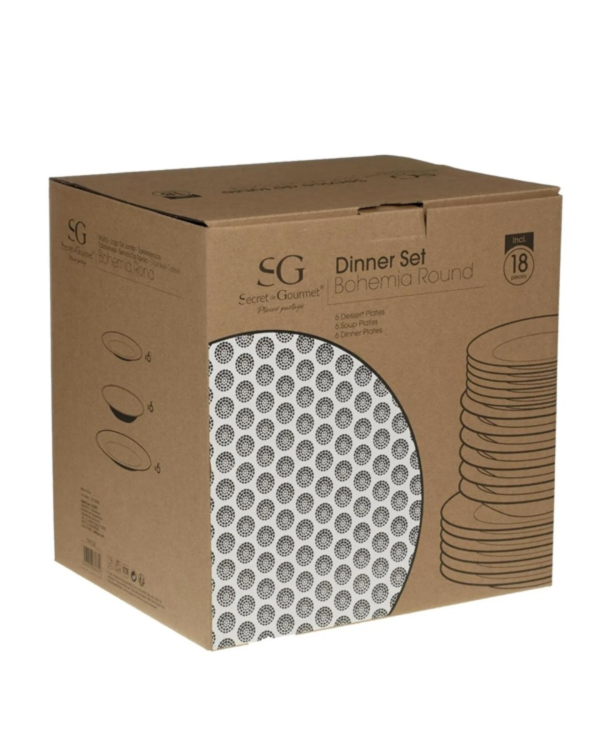 BOHEMIA "ROUND" - DĨA SET