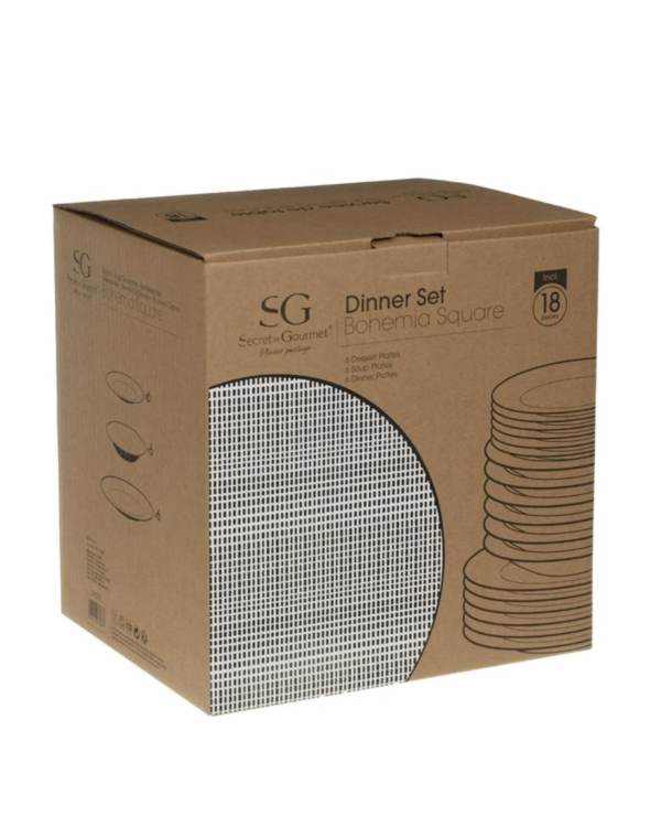 BOHEMIA "SQUARE" - DĨA SET