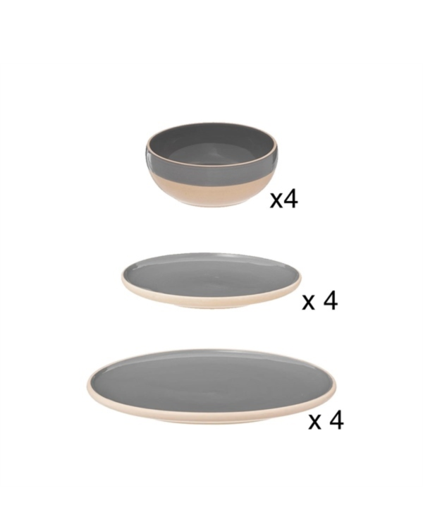 MEKNES "ANTHRACITE" - DĨA SET