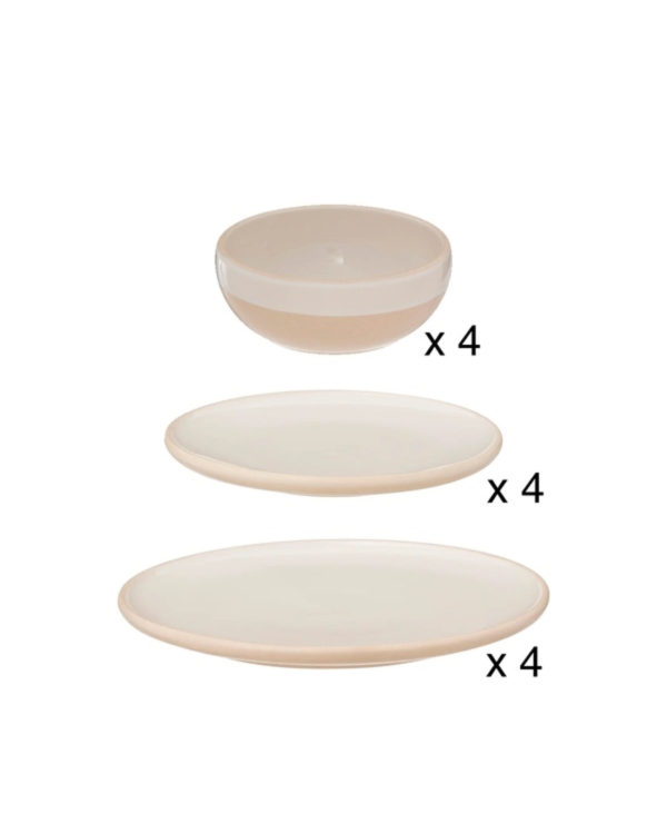 MEKNES "BEIGE" - DĨA SET