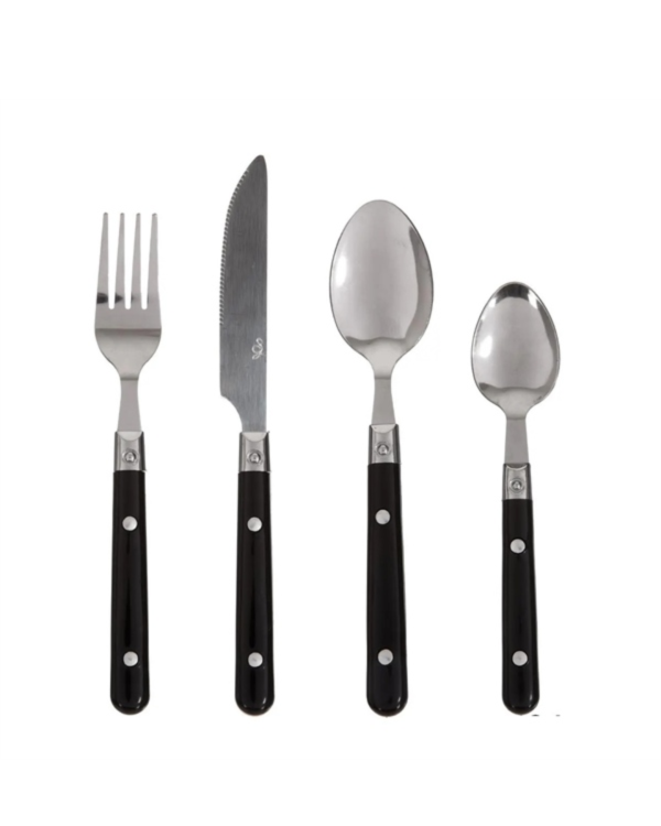 SIMPLE "BLACK"- SET DAO MUỖNG NĨA