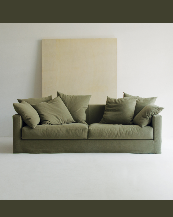 SLOOPY "200" - SOFA 2 CHỖ NGỒI - VẢI SỢI/ FABRIC SUMMER ARMY